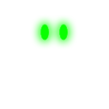 Green Glowing Eyes